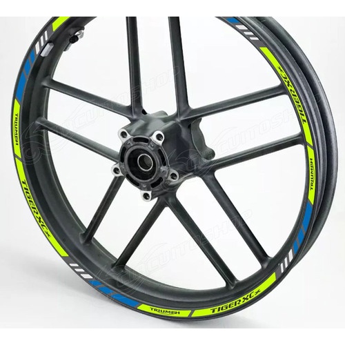 Friso Adesivo Refletivo M2 Roda Moto Triumph Tiger 800 Xcx