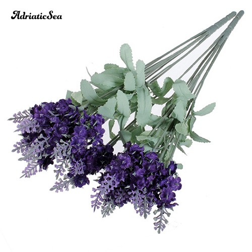 Adriaticsea8 Flor de Lavanda Artificial em Seda 10 | Shopee Brasil