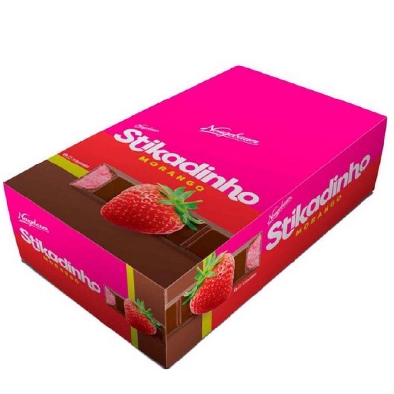 Chocolate Stikadinho Caixa C Unidades De G Shopee Brasil