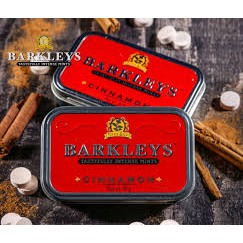 Bala Barkleys Cinnamon (canela) Importada Lata 1 Unidade em Oferta na Shopee