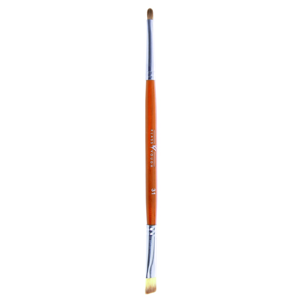 Pincel Duplo para Delinear Brown Line 31 - Klass Vough