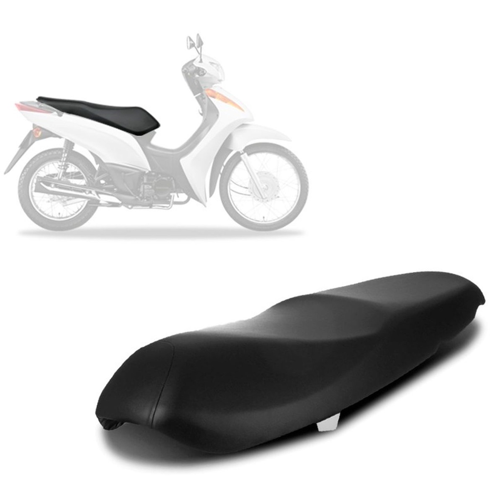 Banco Completo Moto Honda Biz 100 1998 1999 2000 2001 2002 2003 2004 2005 Pro Tork Preto