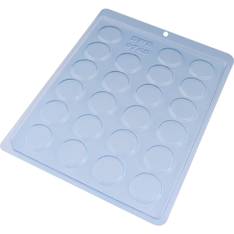 9745 - Forma De Acetato Placa Redonda Lisa 30x3mm - BWB