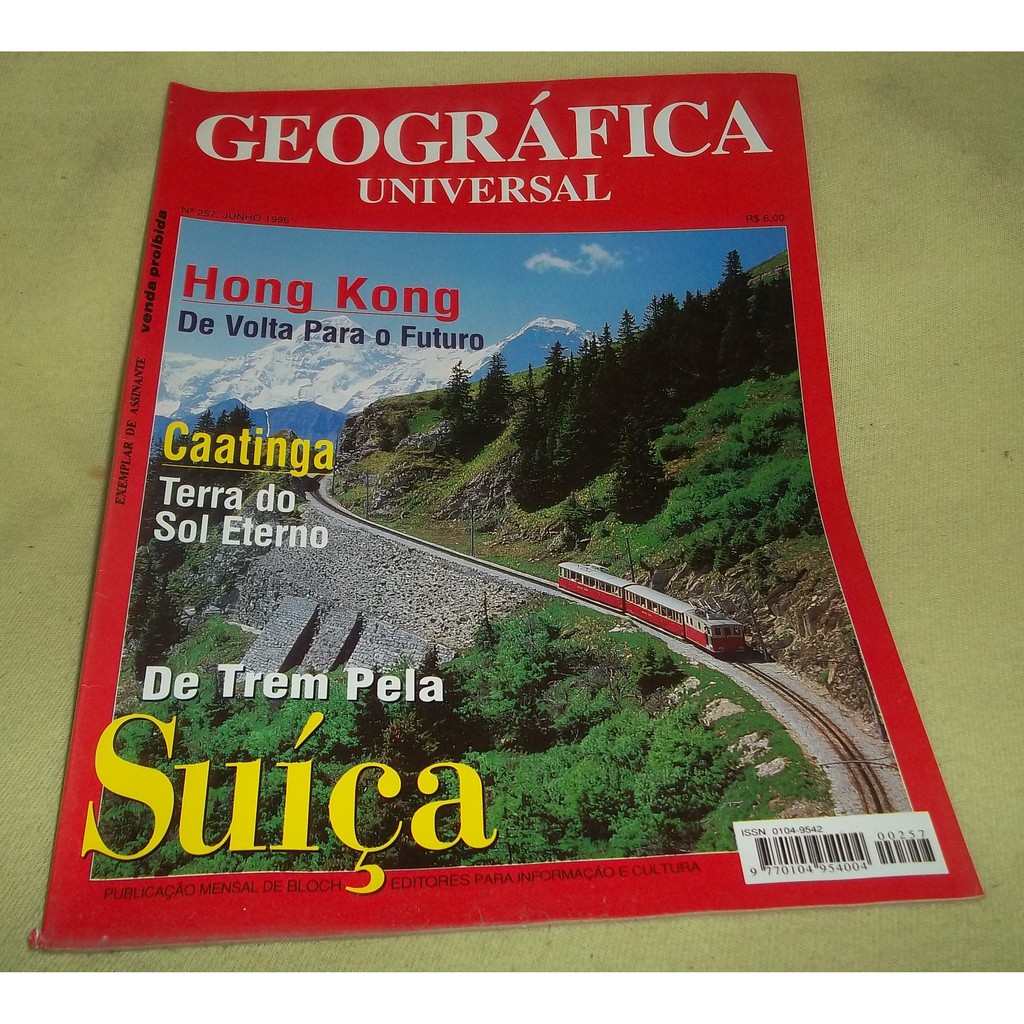 Revista Geográfica Universal nº 257 - Junho de 1996 - Bloch Editores