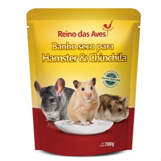 Banho Seco Para Hamster e Chinchila 700g - Reino das Aves em Oferta na Shopee