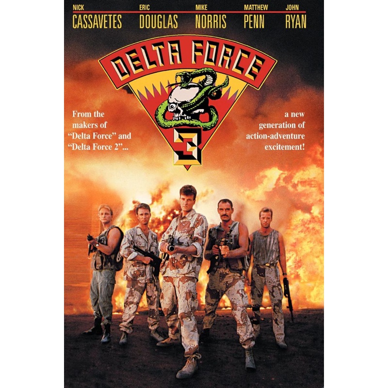 Comando Delta 3 - O Jogo da Morte (1991) (Delta Force 3 - The Killing Game) Nick Cassavetes - Dublagem Clássica