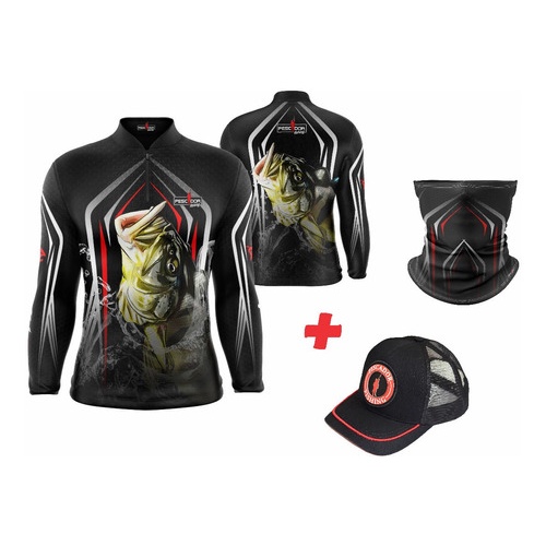 Camisa Kit (camiseta + Bandana + Boné) - Ref 06/06/01