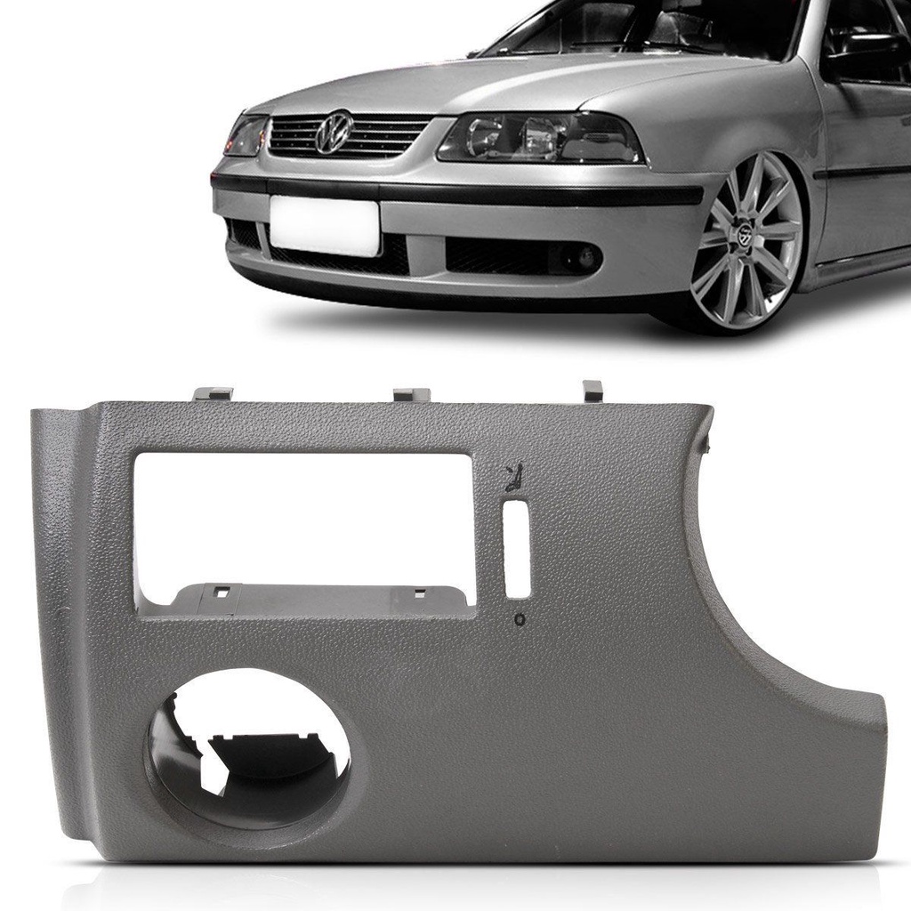 Moldura Painel Gol Parati Saveiro G3 99/05 Cinza Claro Lado Esquerdo em Oferta na Shopee