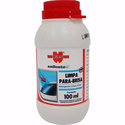 Limpeza Automotiva Limpa Para Brisa Wurth 100ml