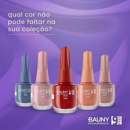 esmalte de unha bauny 9free 9ml - unidade em Oferta na Shopee