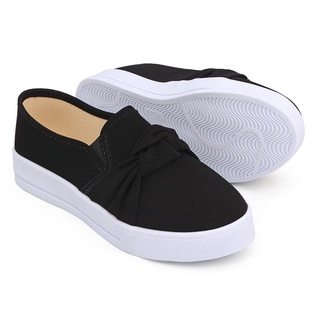 Tênis Feminino Casual Iate Slip On Stillus Calce Fácil confortável Laço 01 Dinasty