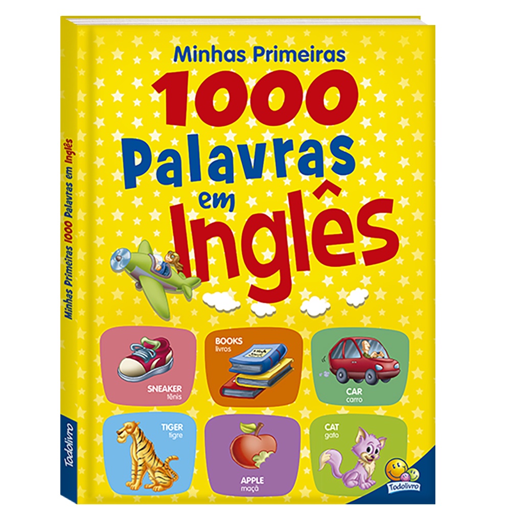 Livro Minhas Primeiras 1.000 Palavras Em Ingles - Capa Almofadada em Oferta na Shopee