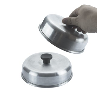 Kit Com 2 Abafadores de Hamburguer 16cm Aluminio Lanches Lanchonetes Restaurantes em Oferta na Shopee