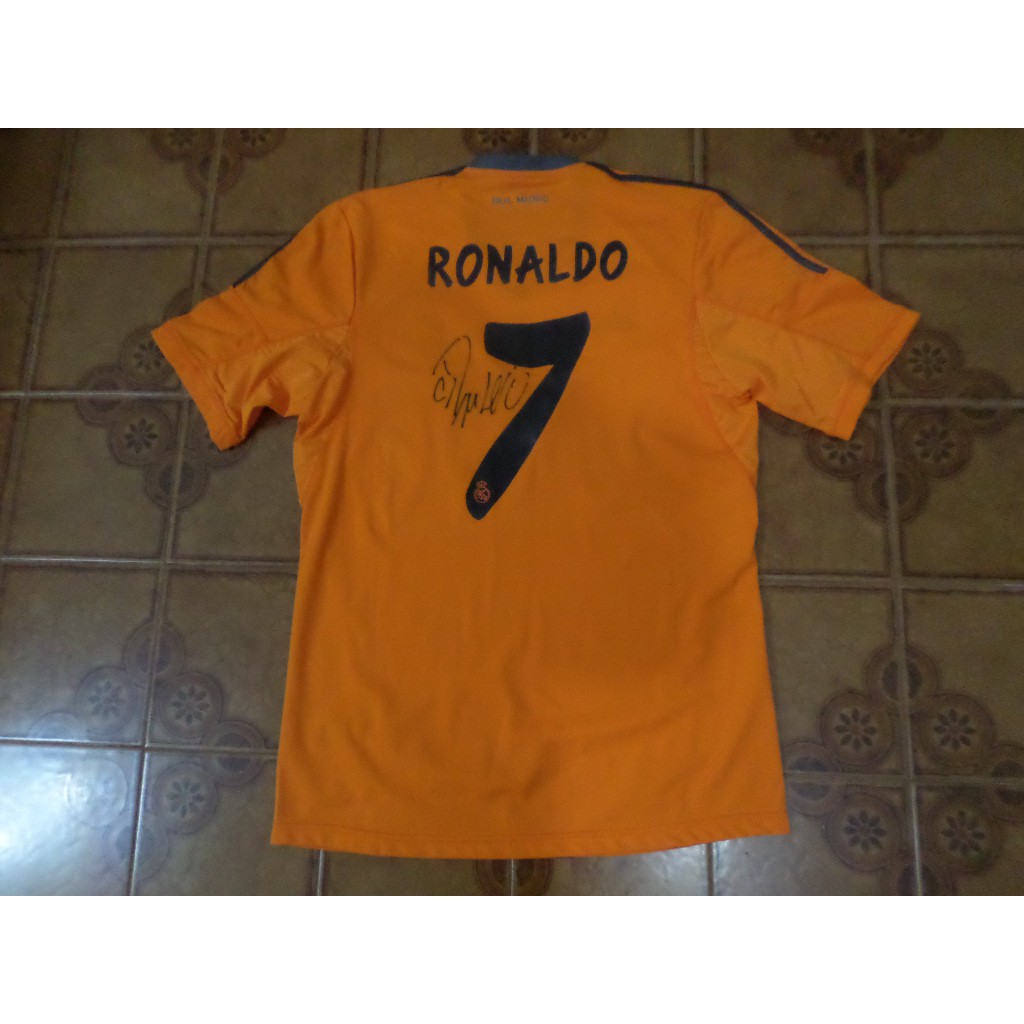 Communication network Accounting physicist Camisa Real Madrid Laranja Loja Numero 7 Ronaldo Autografada Tamanho Gg |  Shopee Brasil