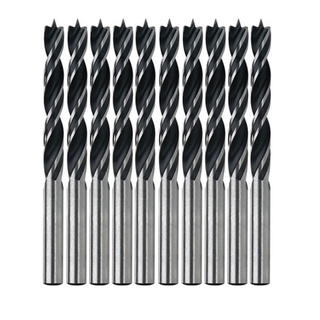 KIT 10 Brocas De Madeira 3 Pontas 4 mm FERTAK 1231