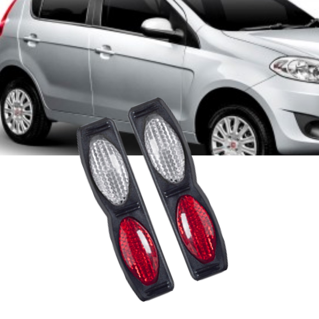 Protetor Porta Automotivo Carro Refletor Olho De Gato Envio Imediato PROMOÇAO SHOPEE em Oferta na Shopee