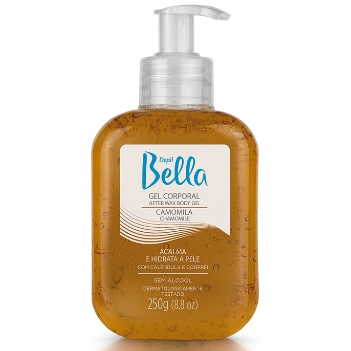 Gel Calmante Corporal Camomila Hidratante Pós Depilação Deo Depil Bella 250 g em Oferta na Shopee