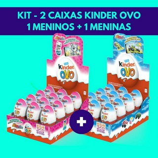 Kinder Ovo Meninos + Kinder Ovo Meninas - Coleção 2024 em Oferta na Shopee