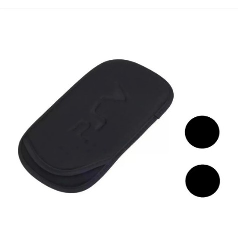 Case Preto Ps Vita Fat 1000 + Película ( Frente e Verso ) + 2 Grips Analógico - Acessórios Psvita