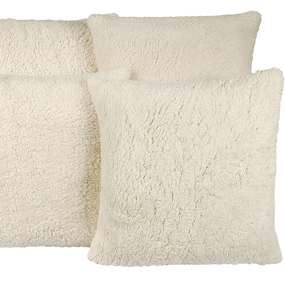 Capas Para Almofadas Sherpa 04 Unidades Pelo de Carneiro em Oferta na Shopee