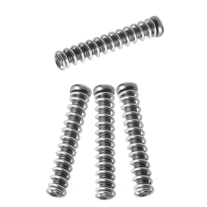 Kit - 4x Parafusos Captador Humbucker / Single Coil - Les Paul, LP, SG, Stratocaster, Telecaster Cromados