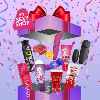 Kit Sex Shop Feminino Com 10 Produtos Eróticos + Brinde Surpresa