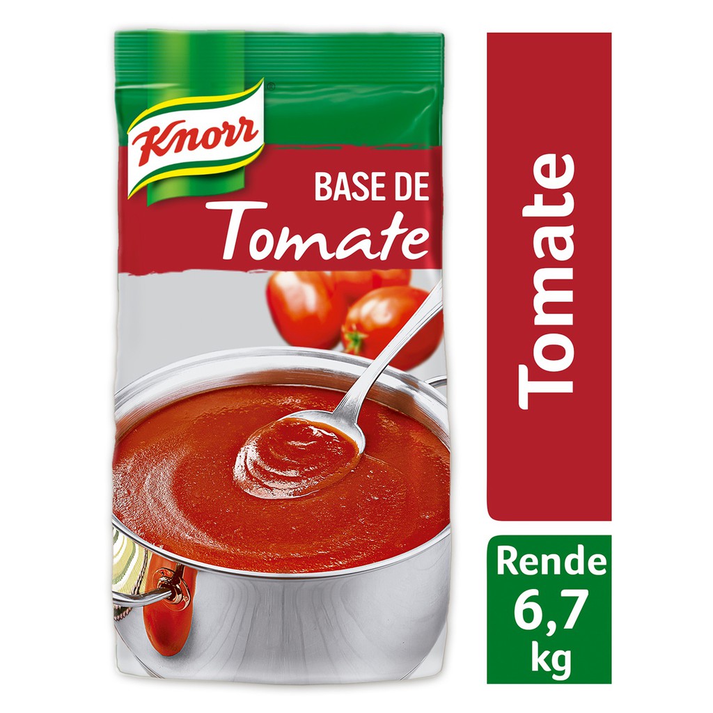 Base Tomate Desidratado Knorr Pó Para Molho de Tomate - Rende 6,2kg