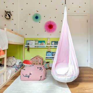 Balanço Sensorial balanço de Teto Infantil Ninho Rosa bb