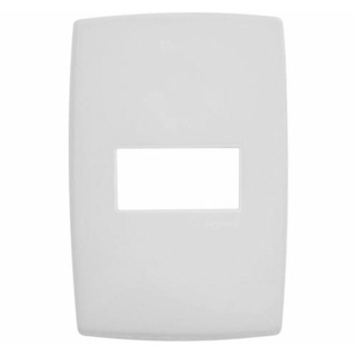 Placa Acabamento 4X2 1 Posto Horizontal Branca Pialplus em Oferta na Shopee