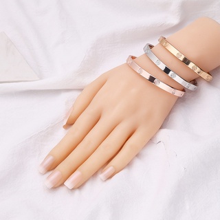 【Estoque entrega 24 horas】Pulseira Clássica Casal Rose Gold KC