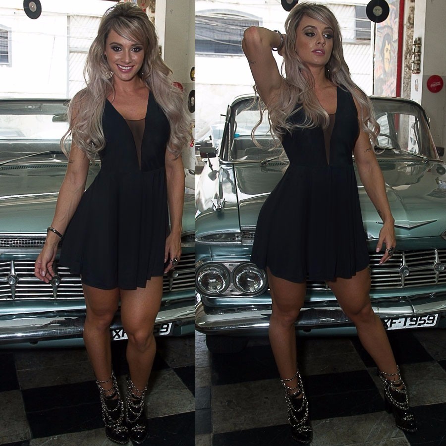 Vestidos Femininos Festa Moda Curto Decote Juju Panicat Tule