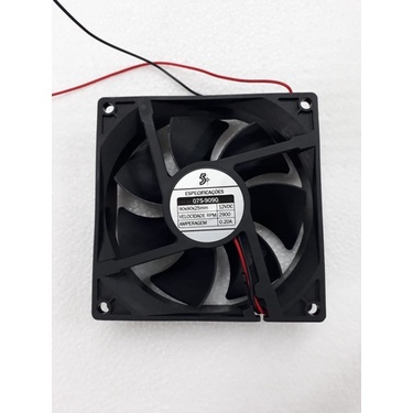 2 Peças Cooler 90 X 90mm 12v 0.20a 9 X 9 Cm Pc Informática