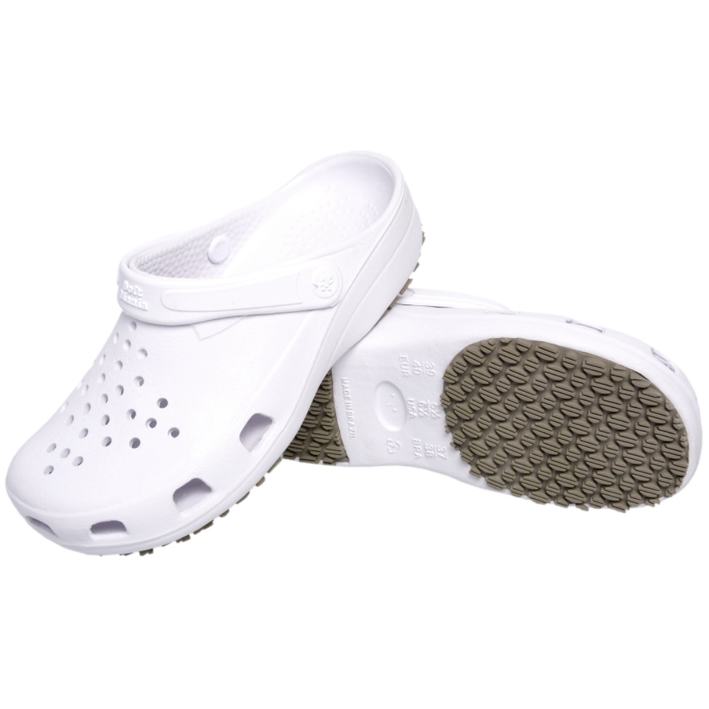 Sapato babuche BB31 profissional antiderrapante idoso enfermeiro antimicrobiano super leve clog croc