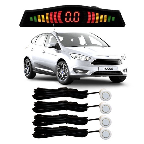Sensor De Estacionamento Ré Focus Todos Os Modelos Branco - Spare Parts and Accessories for Vehicles