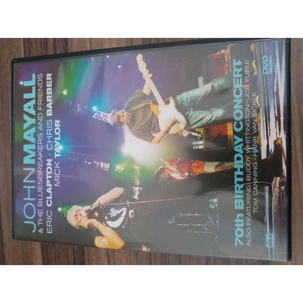 DVD Johnny Mayall 70th Birthday Concert com Mick Taylor, Eric Clapton, Chris Barber e mais