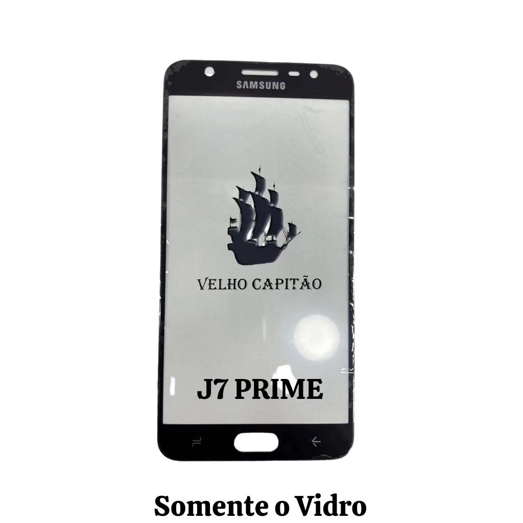 Vidro Frontal Da Tela Samsung J7 Prime (Somente o vidro para recupra tela com vidro quebrado)