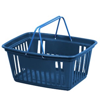 Cesta de Mercado Grande 21,4 Litros com Alça de Metal 8201 PLASNEW
