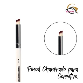 Pincel W123 profissional chanfrado para corretivo Macrilan – Linha W
