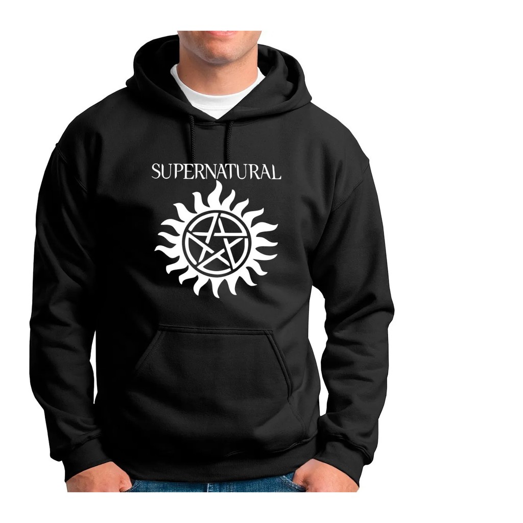 Moletom Canguru Serie Seriado Sobrenatural Dean Sam Winchester Supernatural
