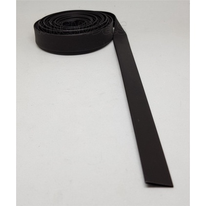 1xmt Tubo Termoretrátil Borracha Preto Isolamento Fio 7mm