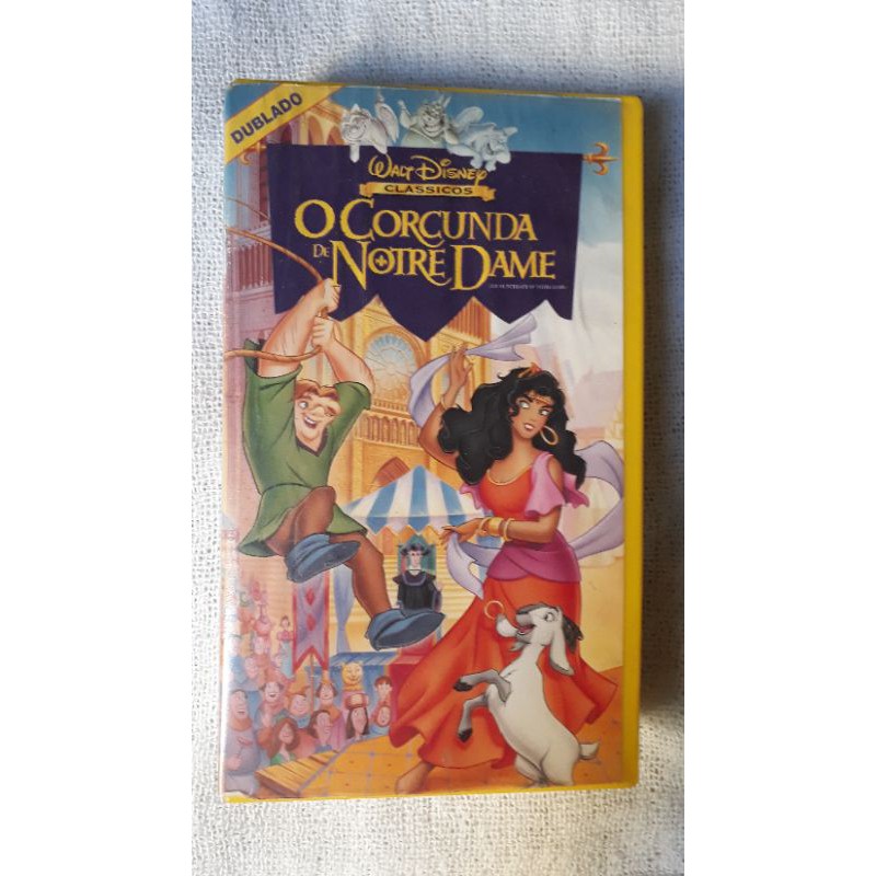 VHS Disney - Corcunda de Notre Dame - Dublado
