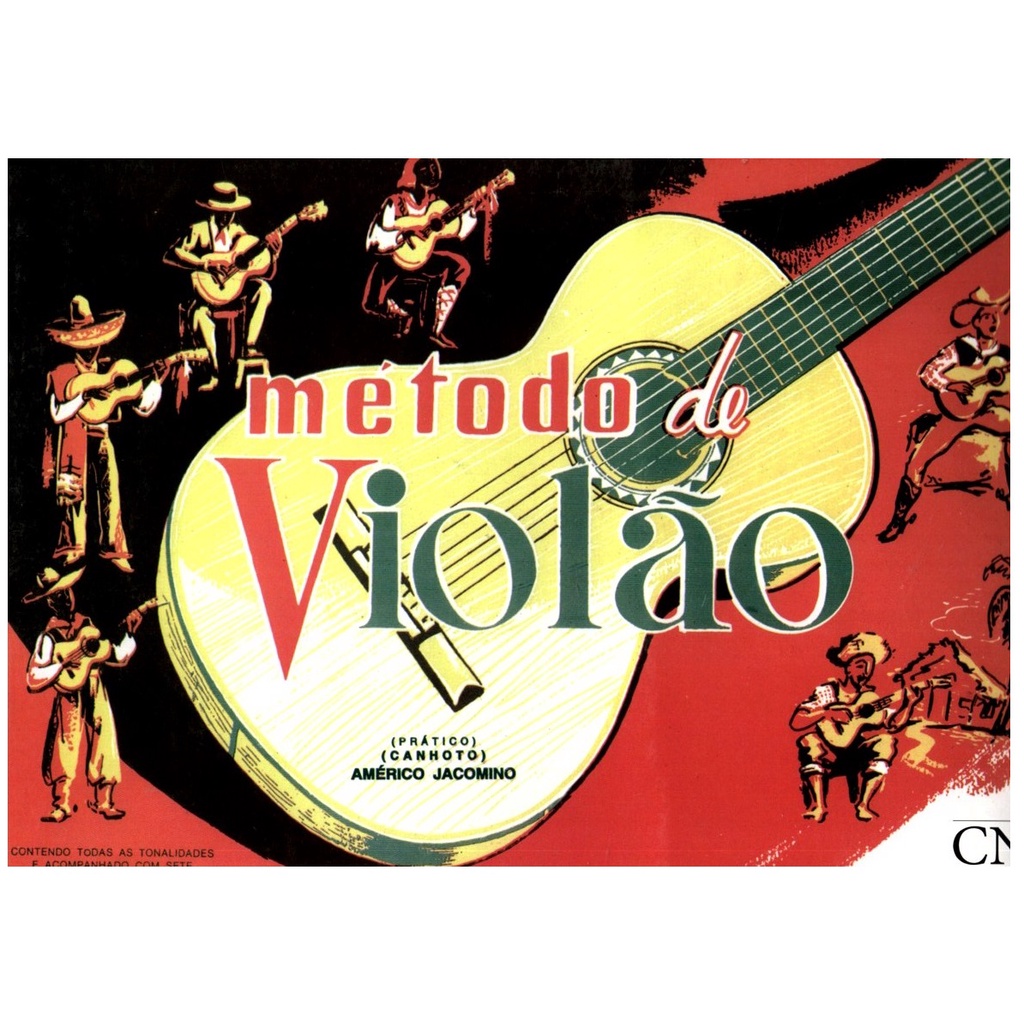 Metodo De Violao Pratico Canhoto Americo Jacomino