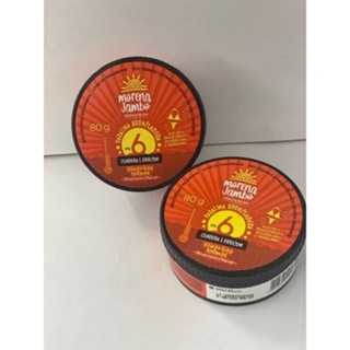 Parafina Dermacream Bronzeadora Morena Jambo Cenoura e Urucum Efeito Fita Isolante 80g em Oferta na Shopee