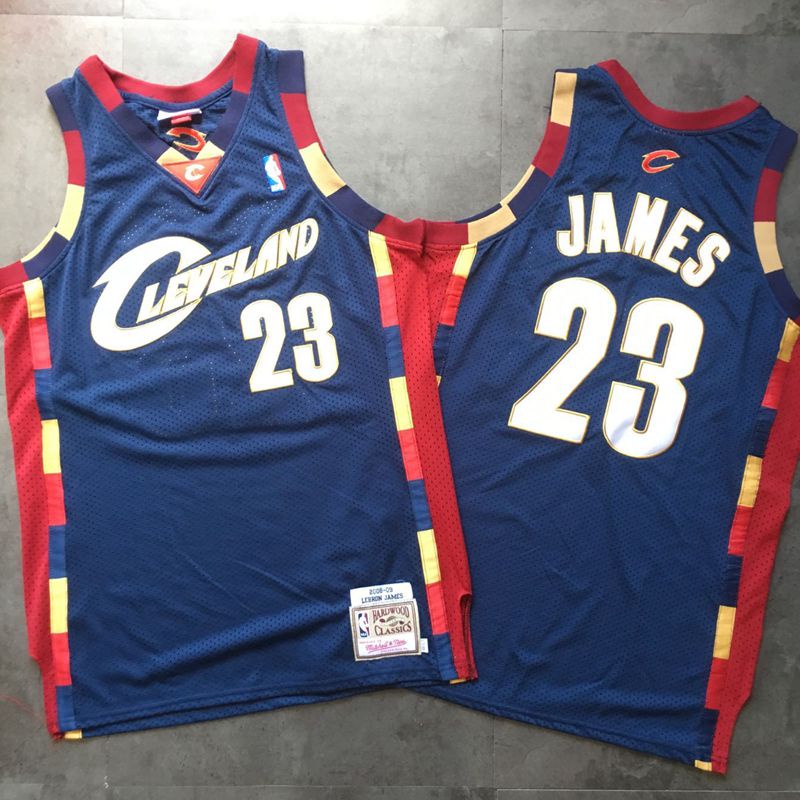 Cavaliers NBA Cleveland No . 23 LeBron James Jersey Bordado Denso Camisa De Basquete Casual Veste Esportivo Top City Retro