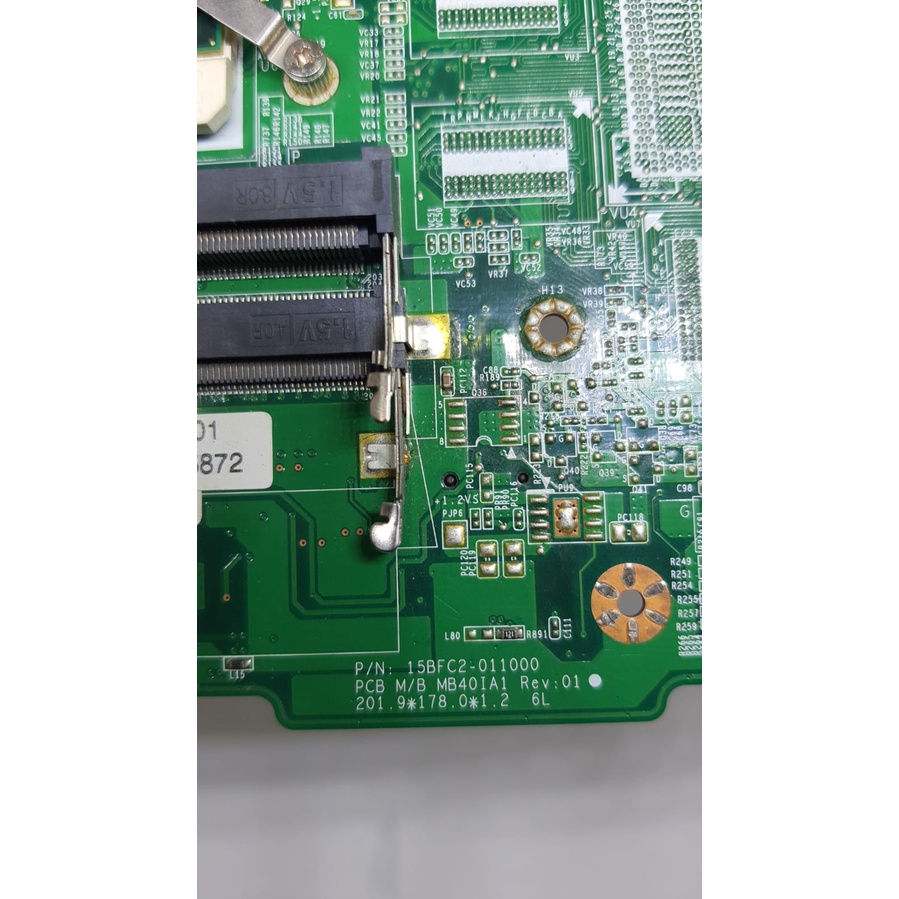 *LEIA A DESCRIÇÃO* Placa Principal sim + notebook 1a460bg0v (DEFEITO NO  CHIPSET) PÇ965
