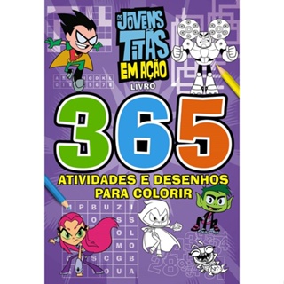 Jovens Titãs 365 Atividades e Desenhos para Colorir em Oferta na Shopee