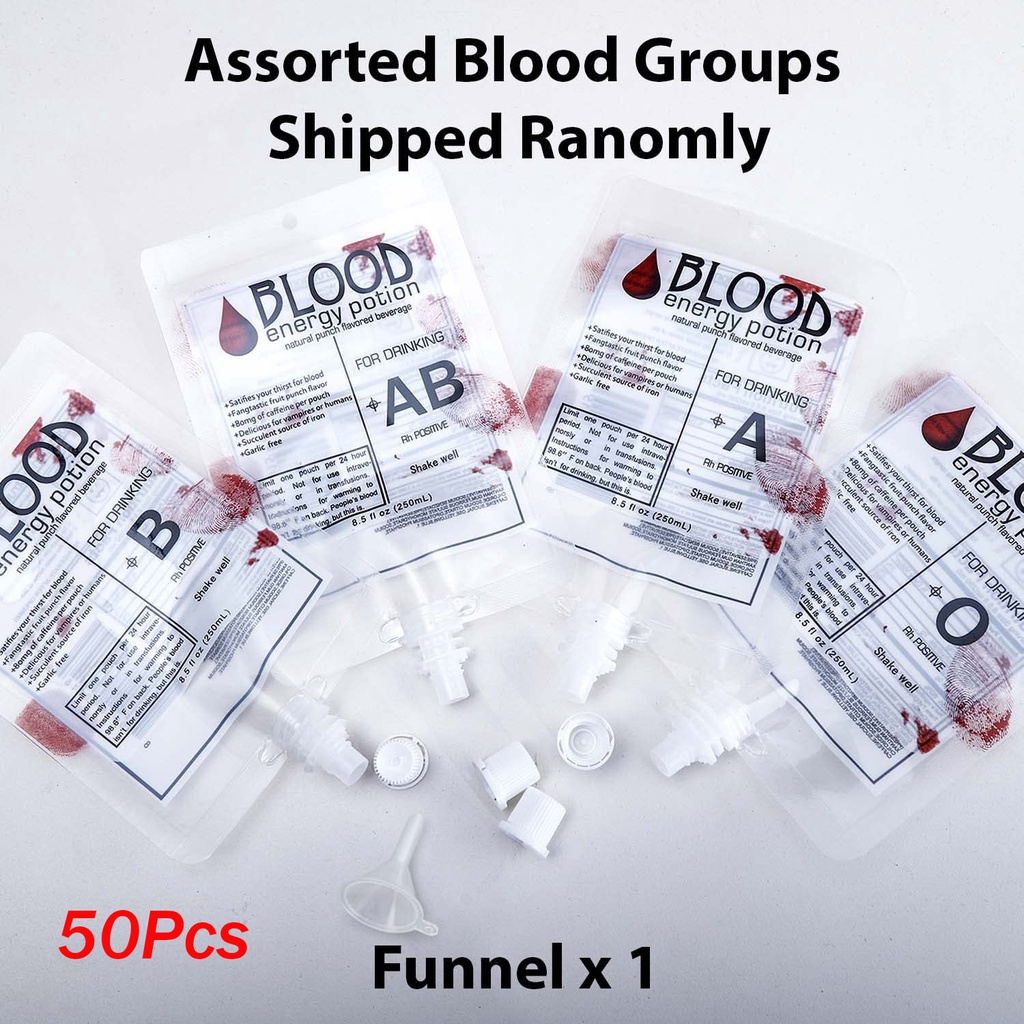 50PCS Saco De Sangue Recipiente Para Bebidas Transparente Grau Alimentício PVC 150ml Festa De Halloween Adereços em Oferta na Shopee