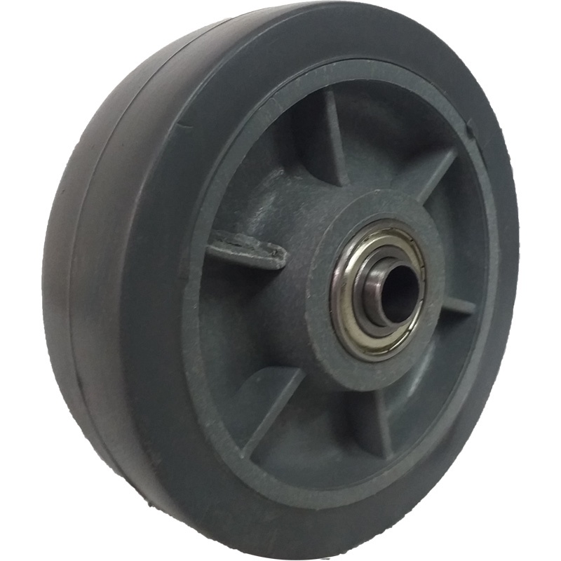 Roda Termoplastica 514 Rolamento de Esferas Bucha 1/2" - T514R12