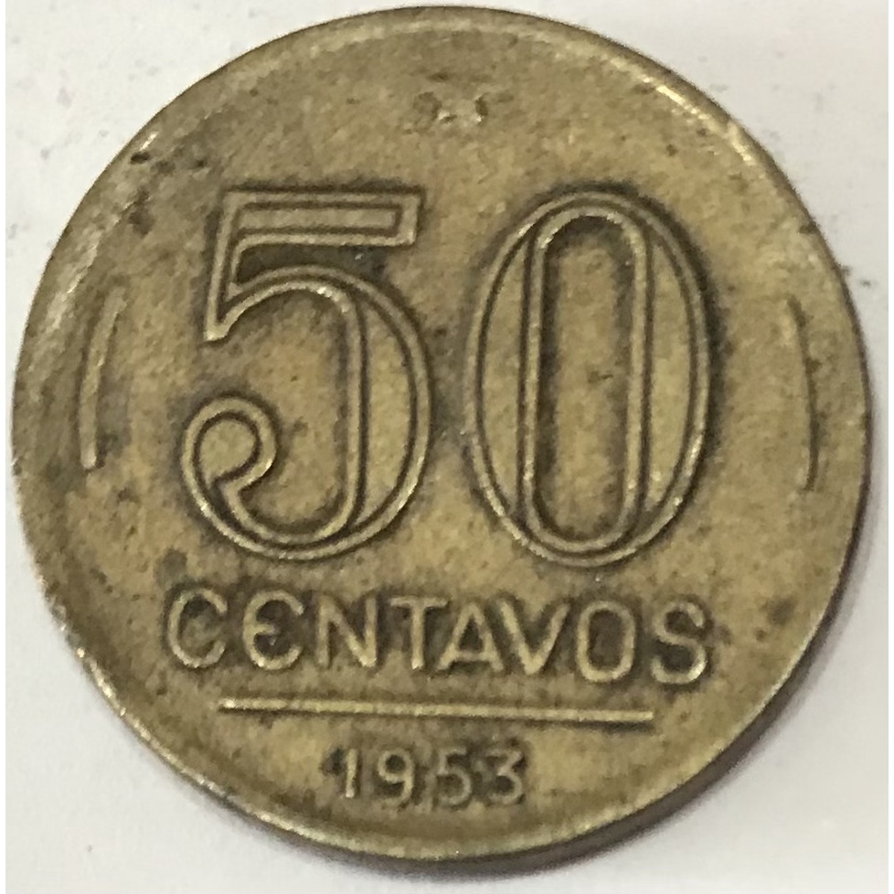 🇧🇷 🛑 Moeda de 50 Centavos 1944 -1945 - 1946 - 1947 - 1948 - 1951 - 1953 - 1954 - 1955 - 1956