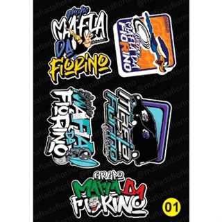 Cartela de Adesivos Grupo Máfia da Fiorino 01 em Oferta na Shopee